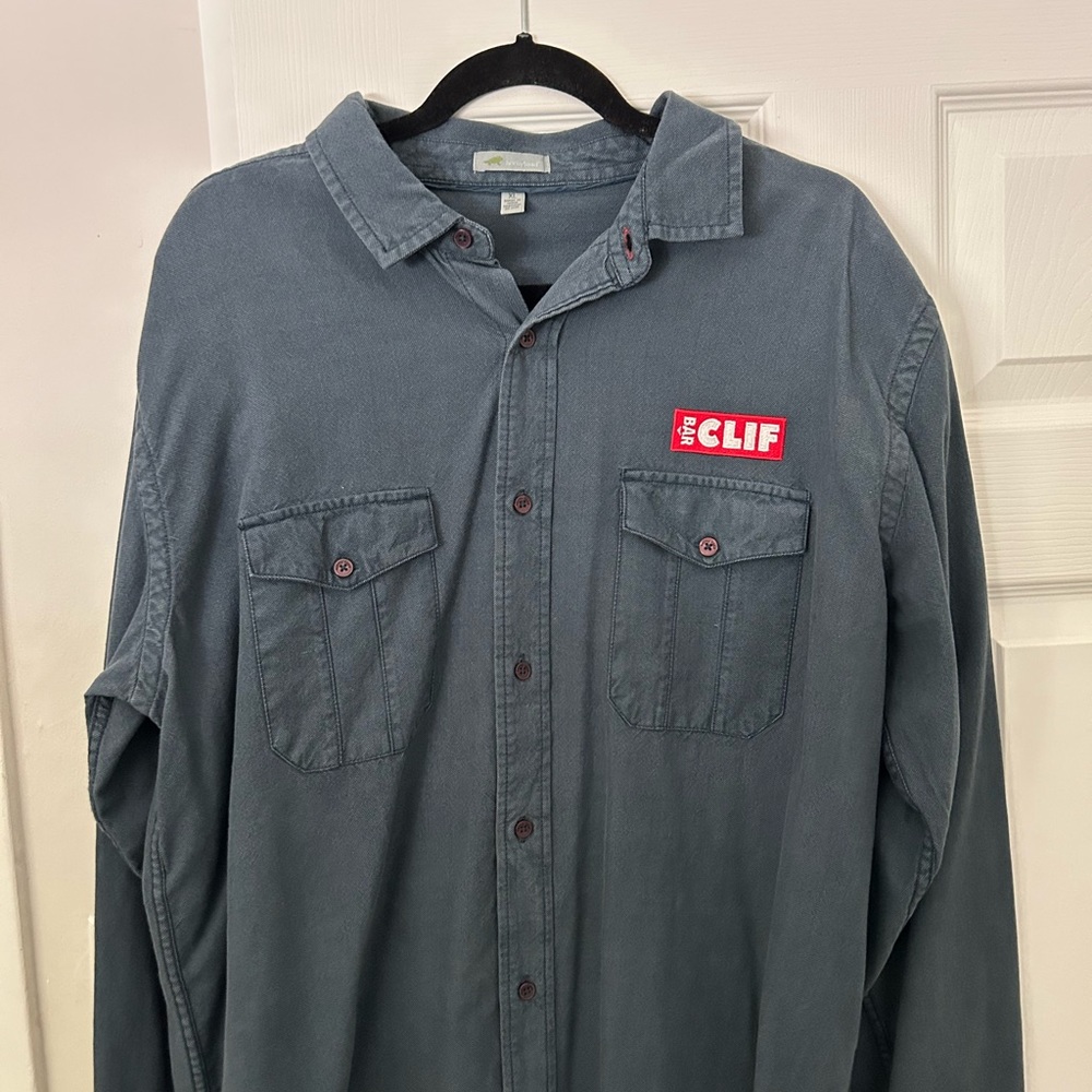 Horny Toad x CLIF Bar Limited Edition - Slate Blue/Grey Casual Button Down Shirt